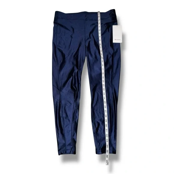 NWT LULULEMON Satin Shine High-Rise Tights 25” - Club Blue 14 - Picture 9 of 10